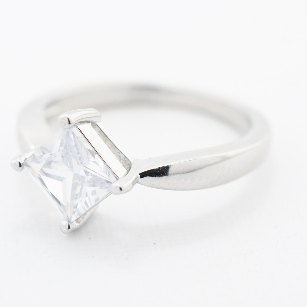 ANILLO  RODIO CRYSTIME