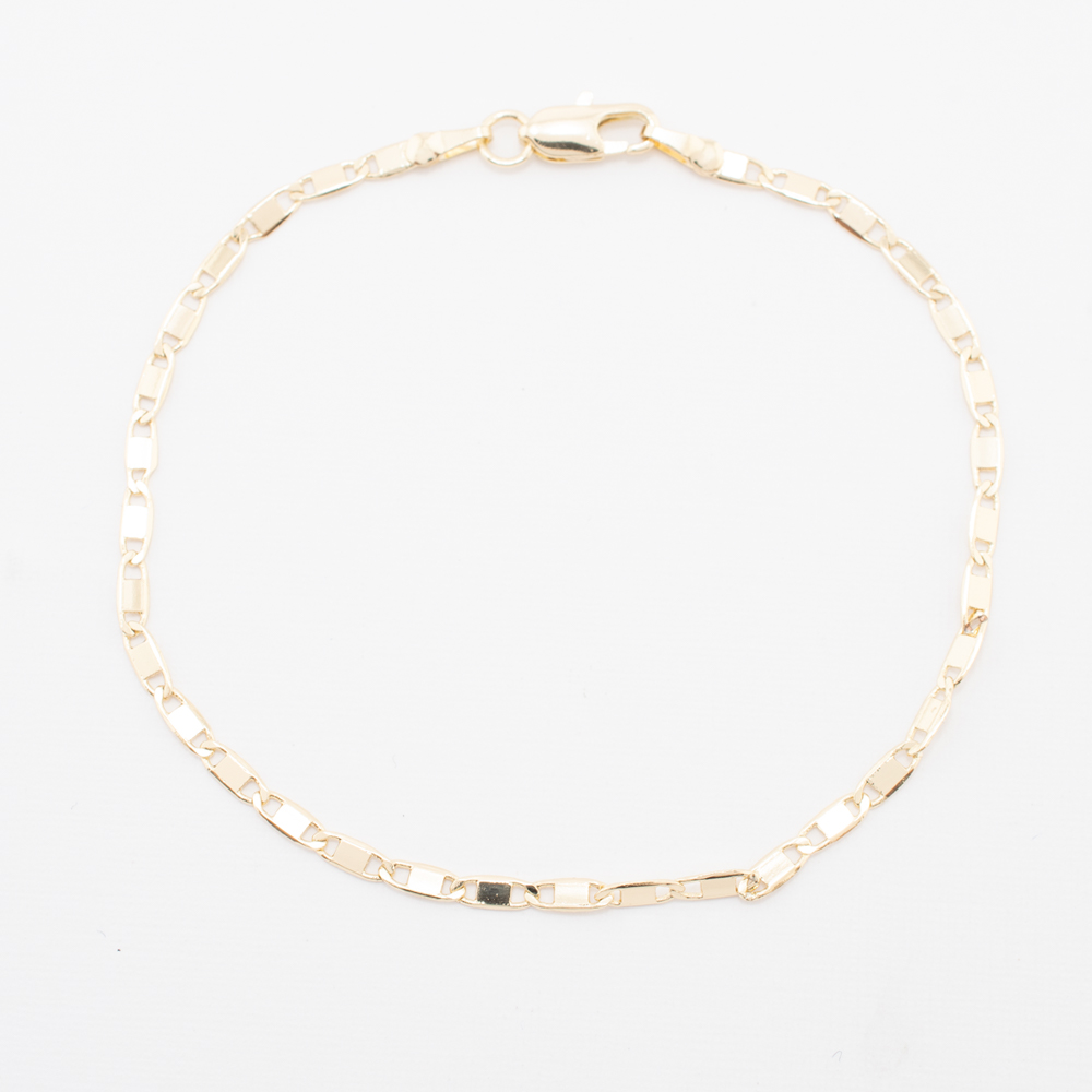 PULSERA CHAPA GOLDEN CASTING