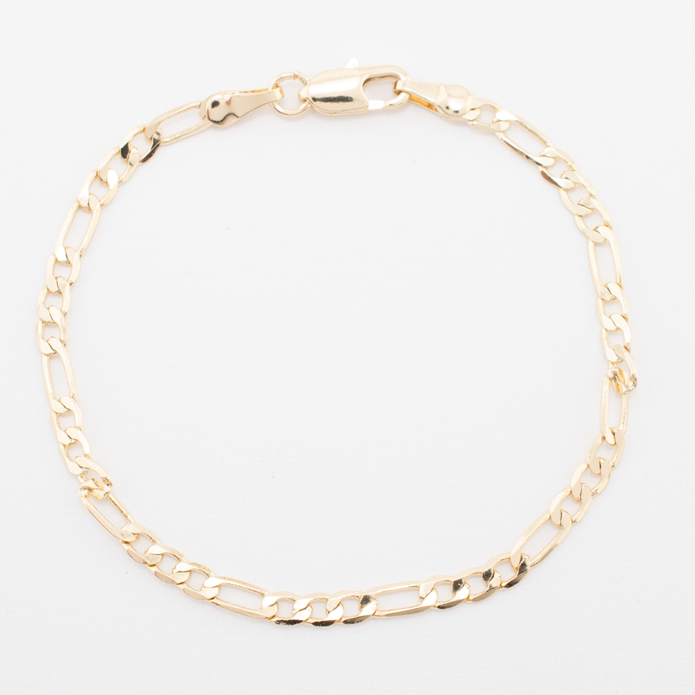 PULSERA CHAPA GOLDEN CASTING