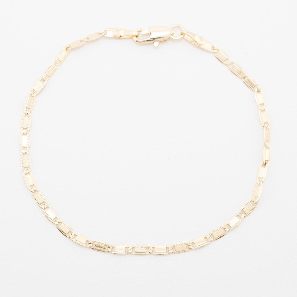 PULSERA CHAPA GOLDEN CASTING