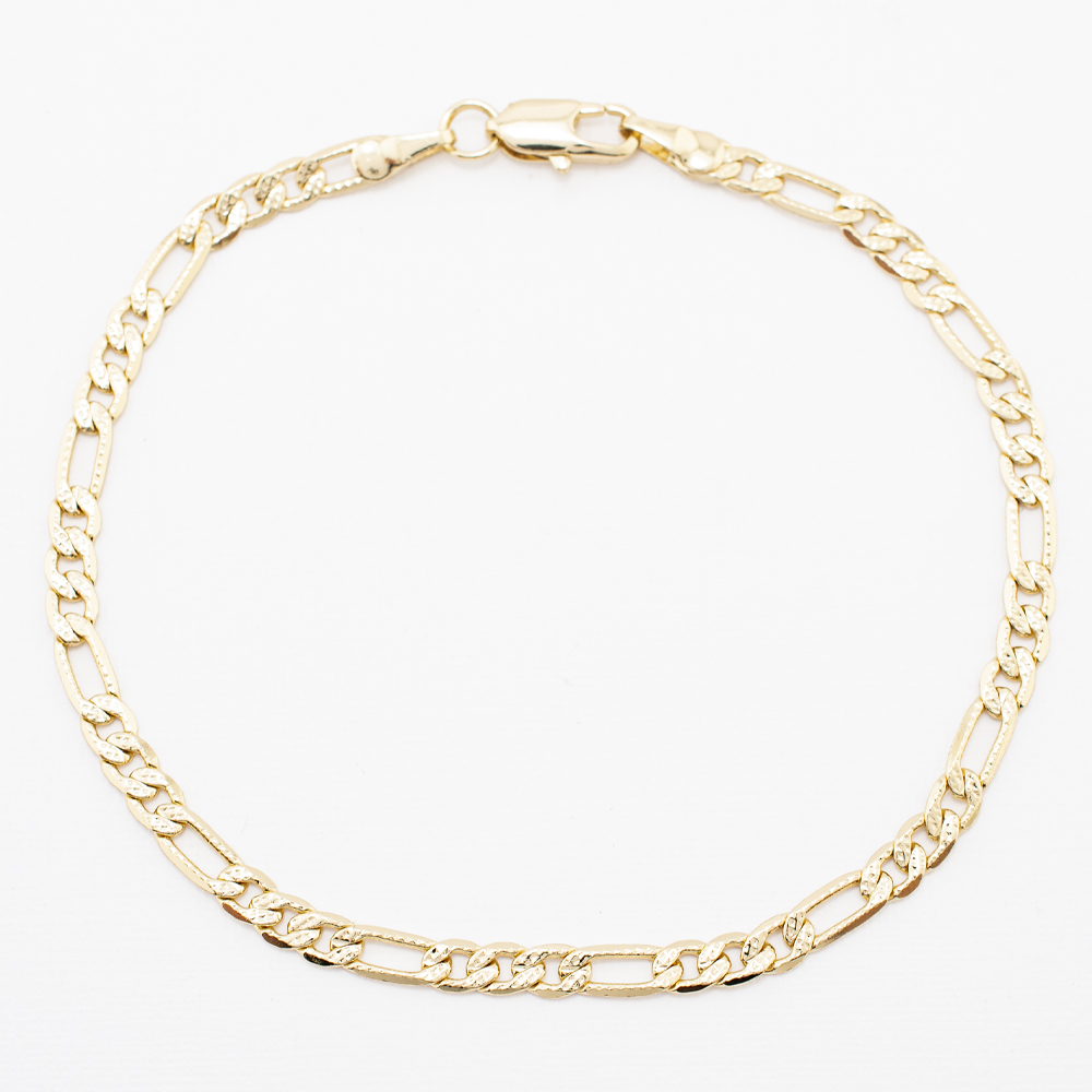 PULSERA CHAPA GOLDEN CASTING