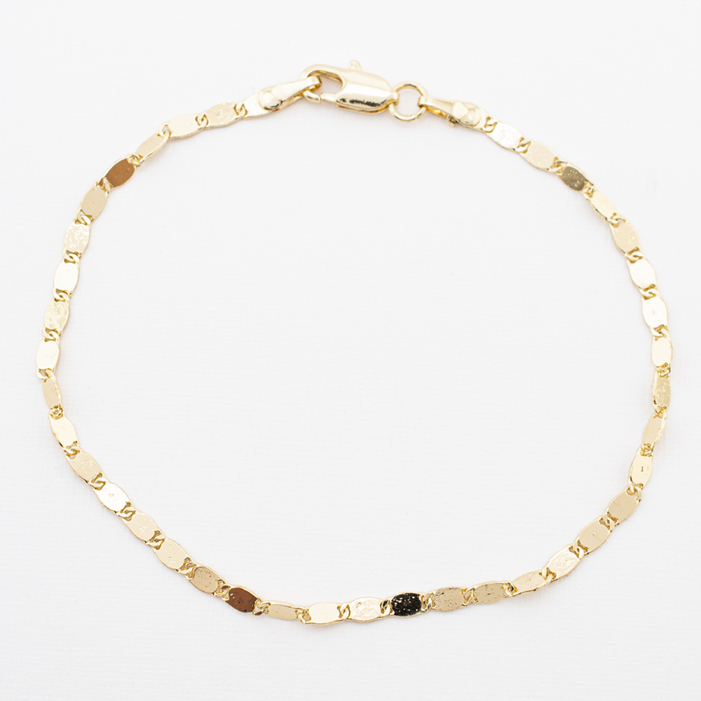 PULSERA CHAPA GOLDEN CASTING