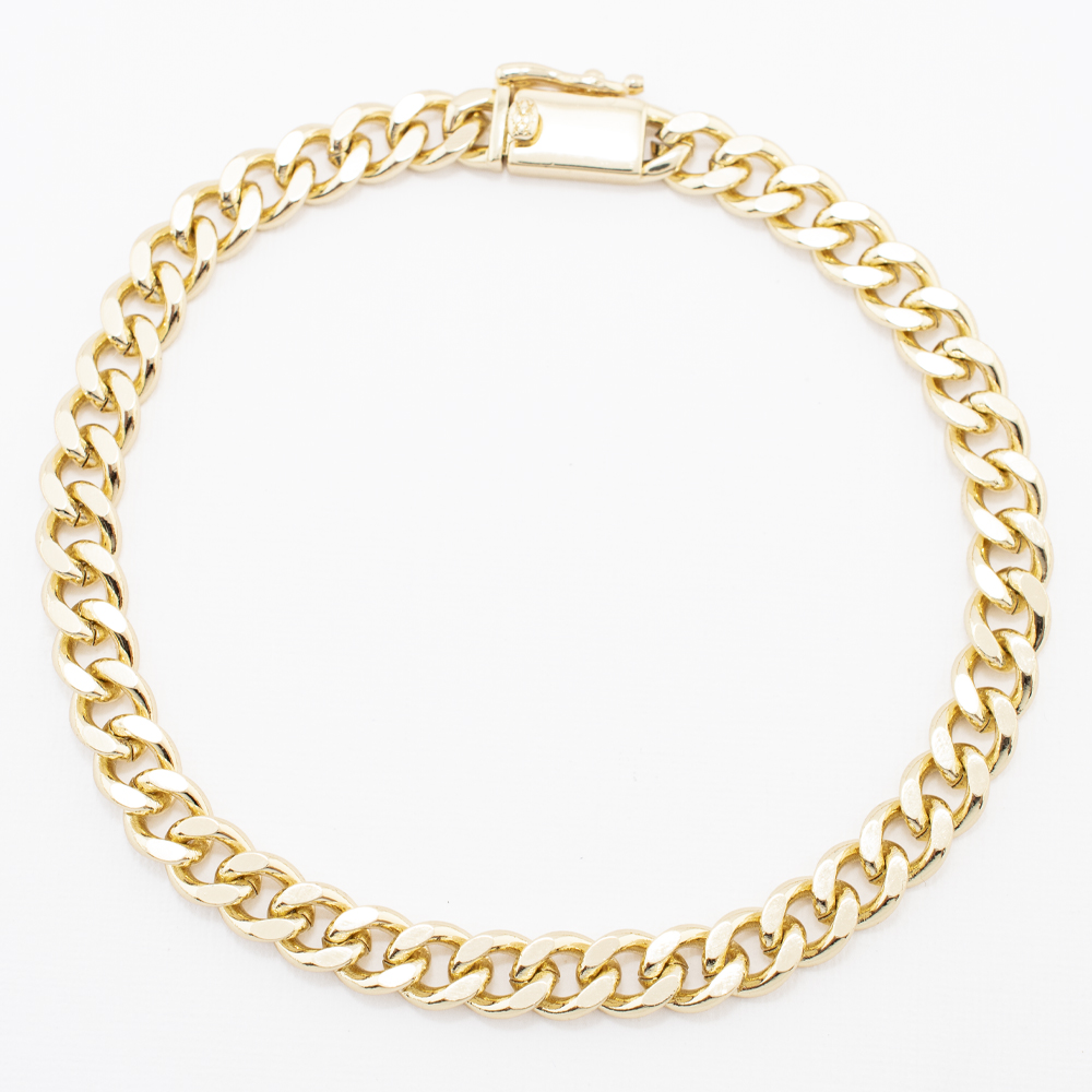PULSERA CHAPA GOLDEN CASTING