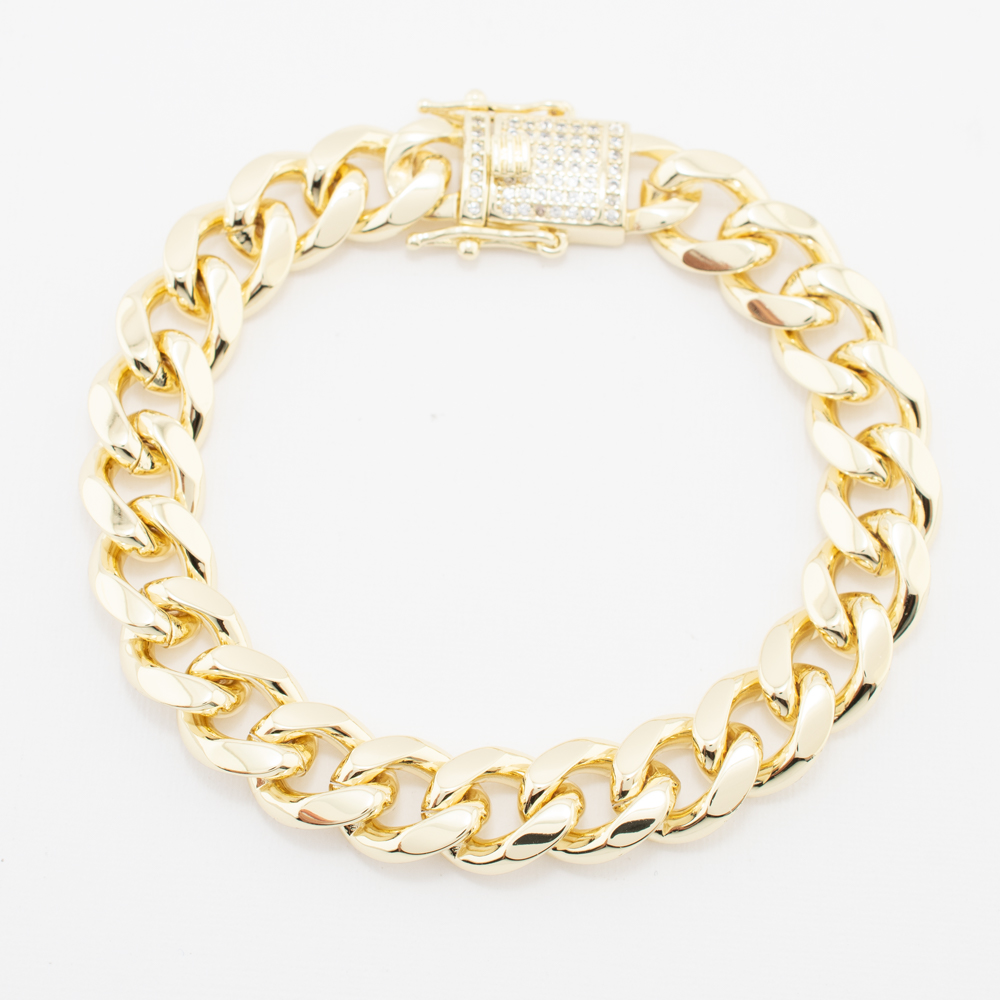 PULSERA CHAPA GOLDEN CASTING