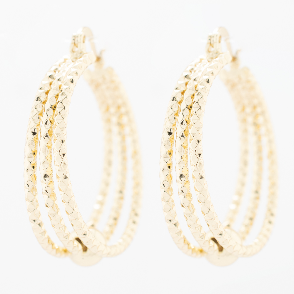 ARRACADA CHAPA GOLDEN CASTING