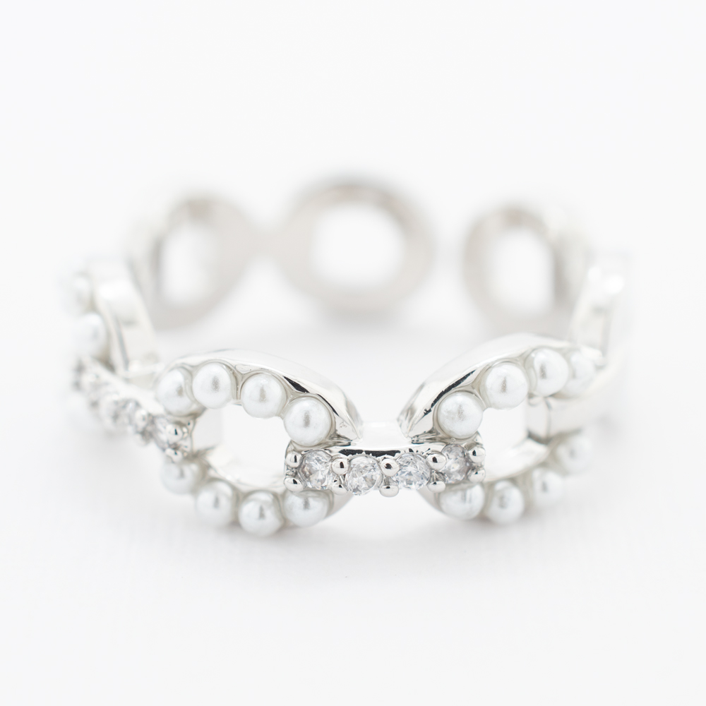 ANILLO  RODIO PEARLTIME