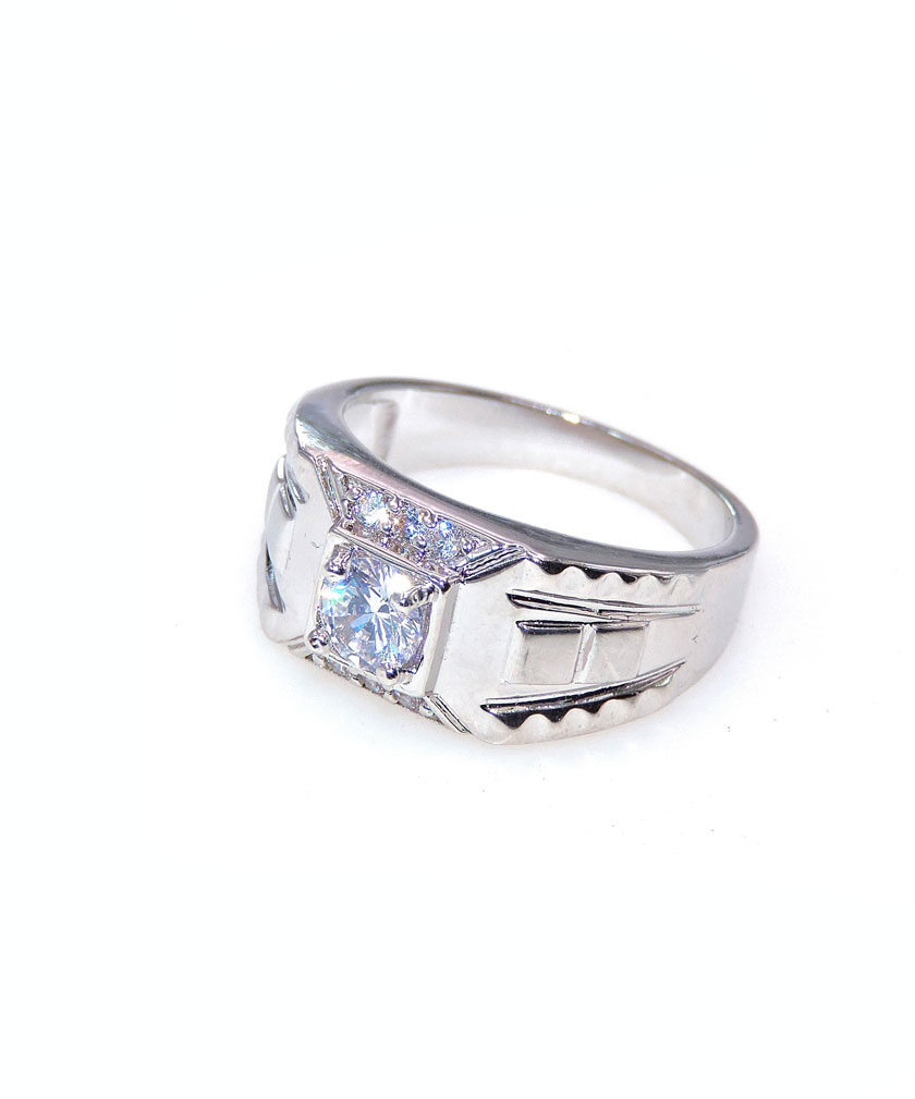ANILLO  RODIO GOLDEN ROD