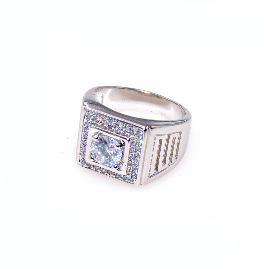 ANILLO  RODIO GOLDEN ROD