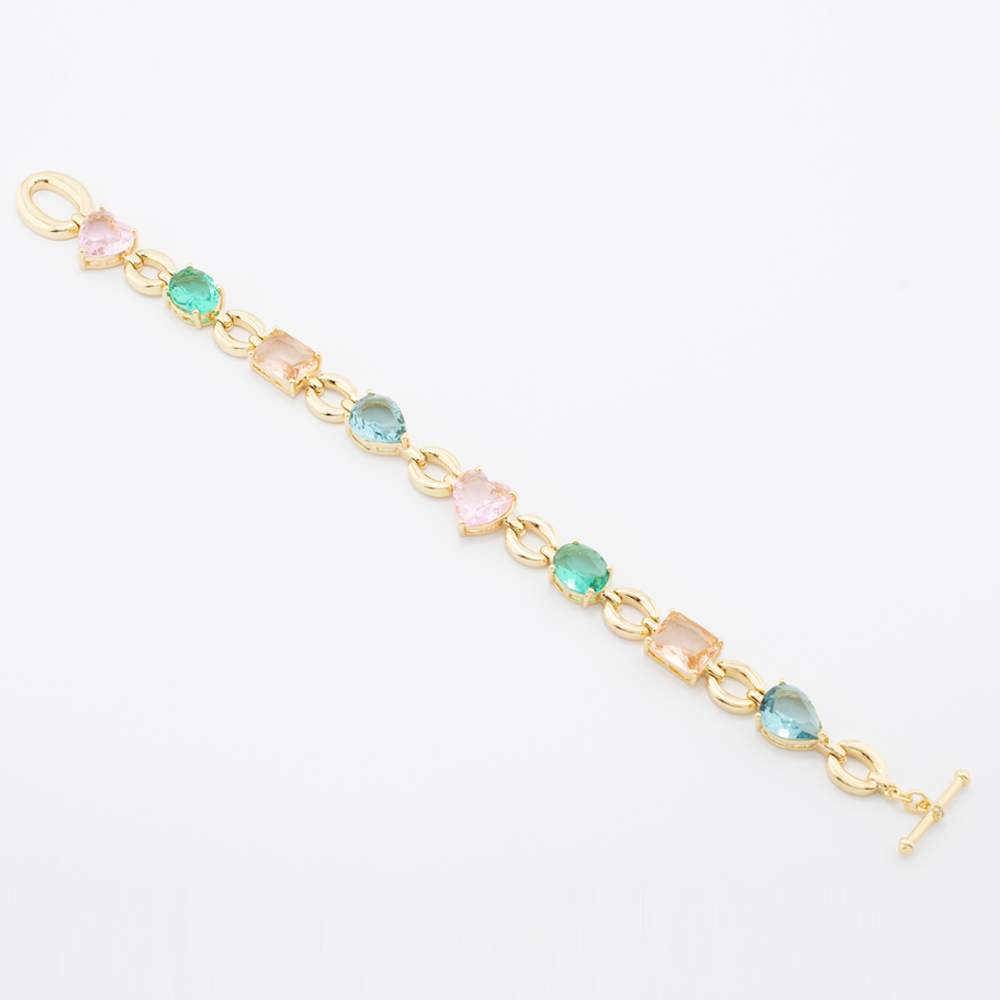 PULSERA CHAPA CRYSTIME