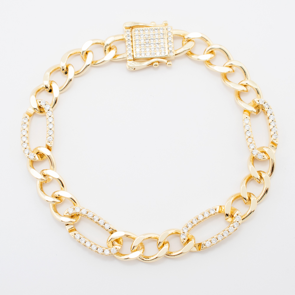 PULSERA CHAPA CRYSTIME