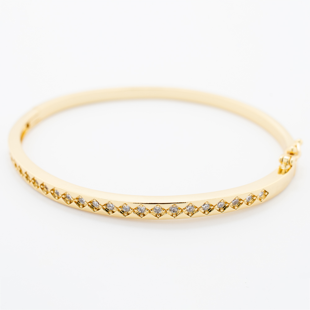 BRAZALETE CHAPA CRYSTIME