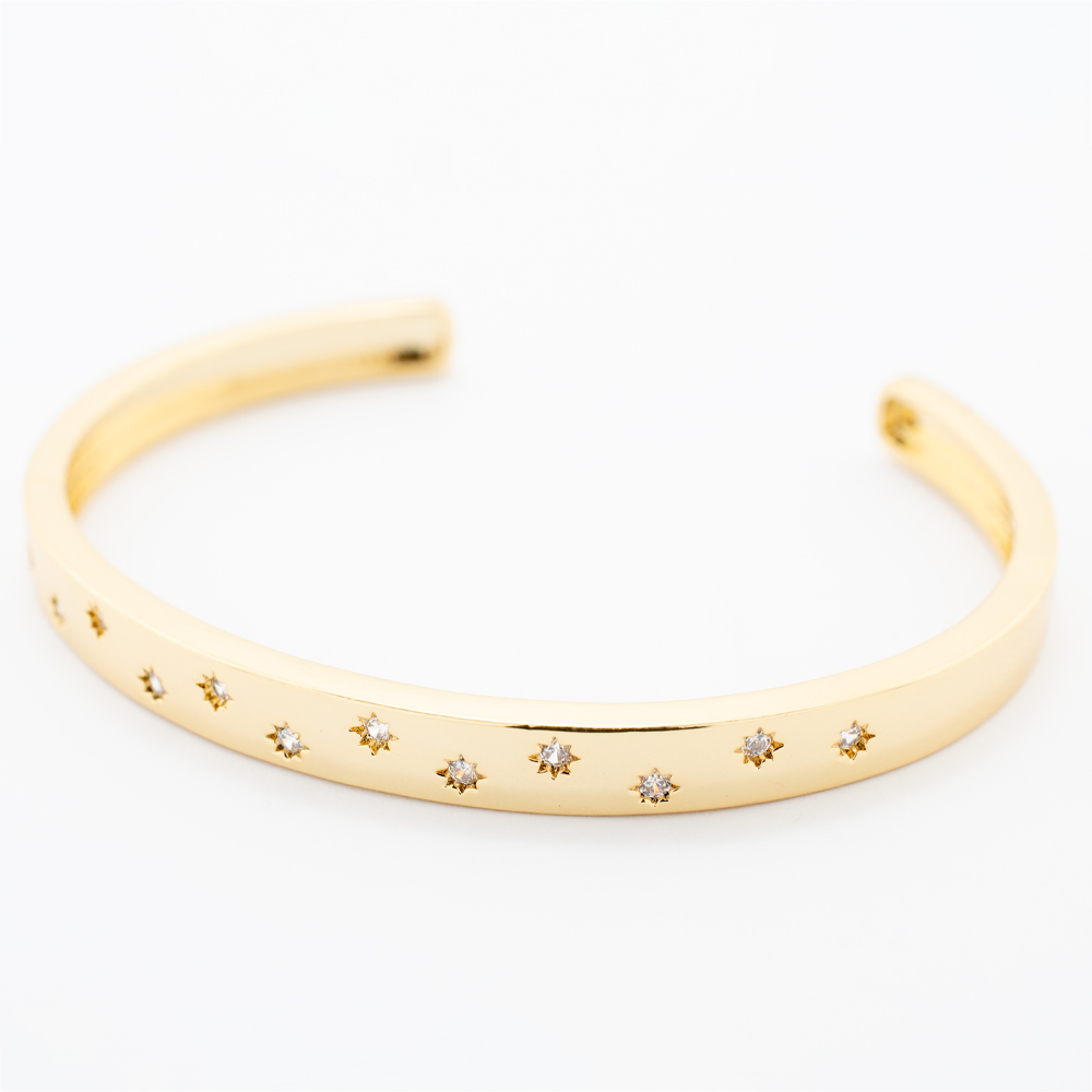 BRAZALETE CHAPA CRYSTIME