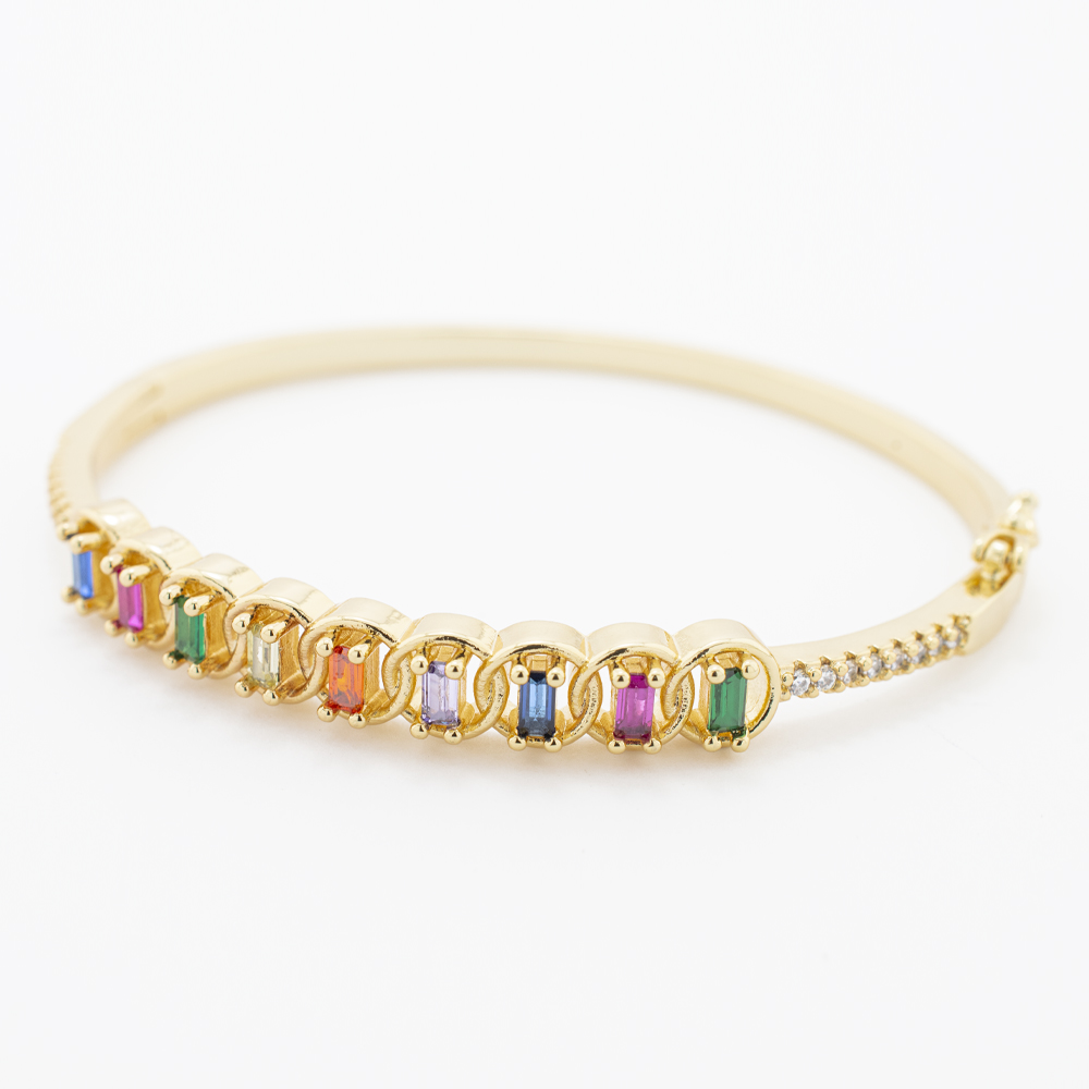 BRAZALETE CHAPA GOLDEN RAINBOW