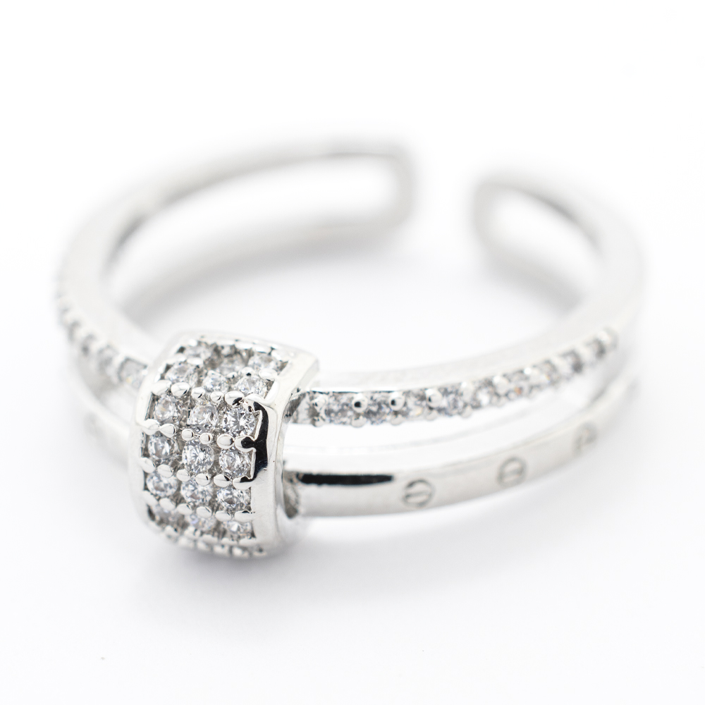 ANILLO  RODIO GOLDEN ROD
