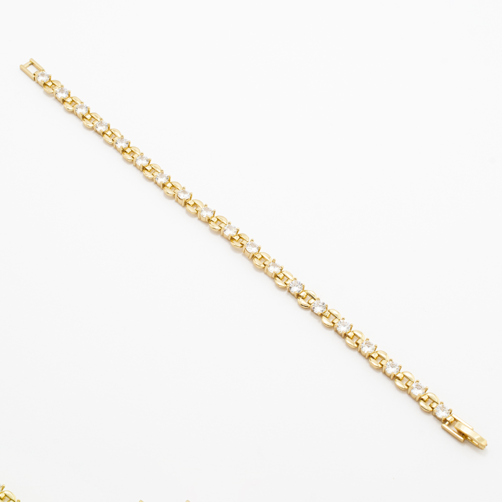 PULSERA CHAPA CRYSTIME