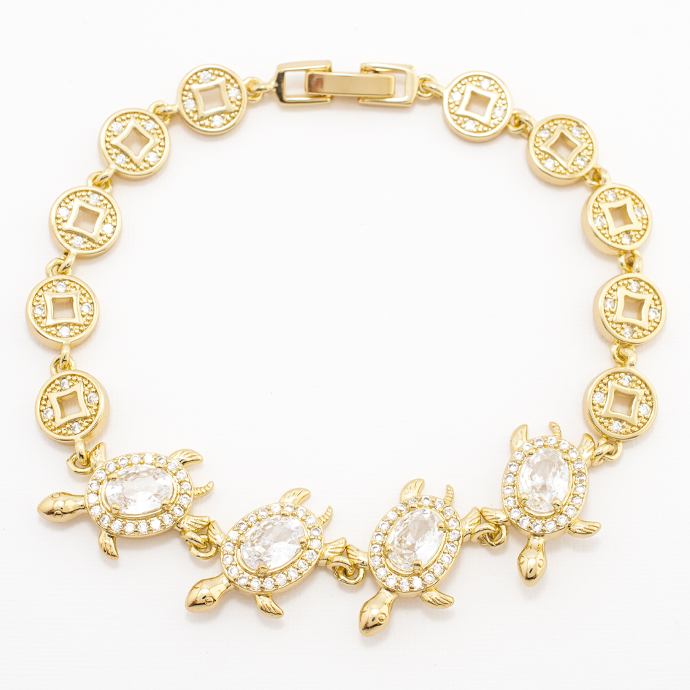 PULSERA CHAPA CRYSTIME