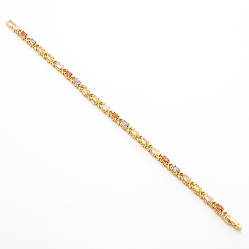 PULSERA CHAPA CRYSTIME