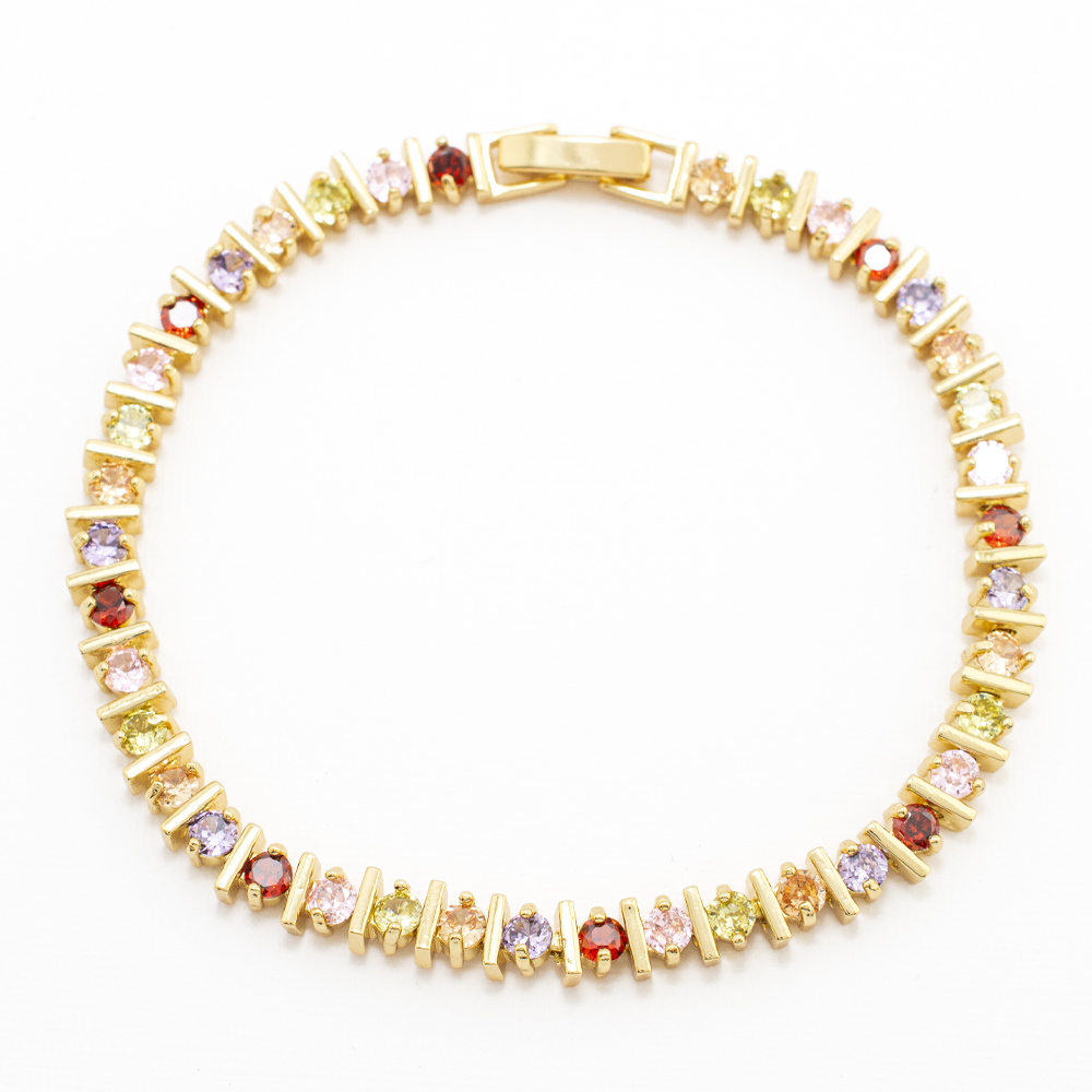 PULSERA CHAPA CRYSTIME