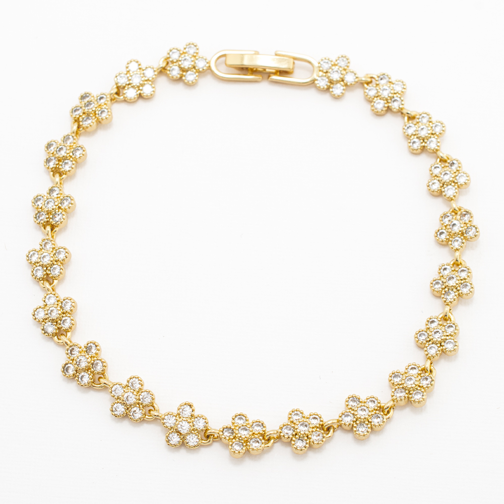 PULSERA CHAPA CRYSTIME