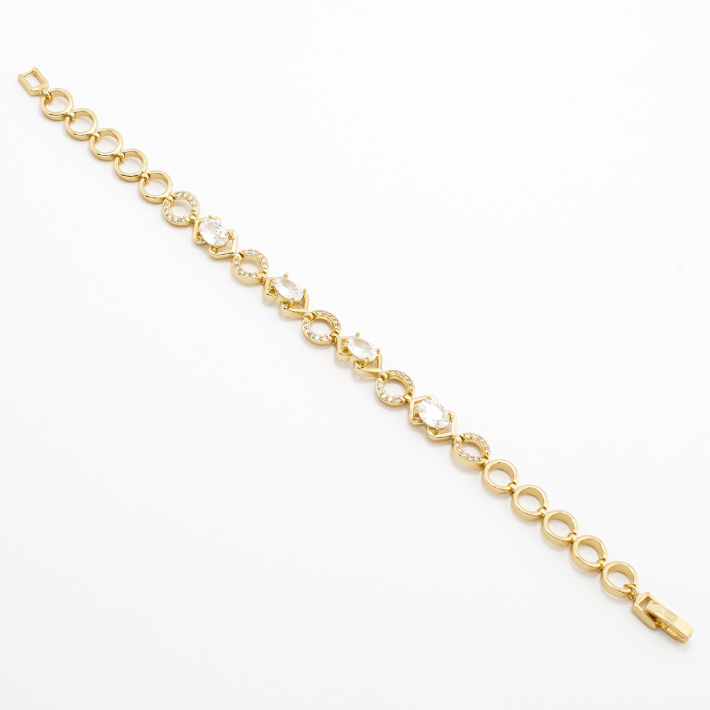 PULSERA CHAPA CRYSTIME