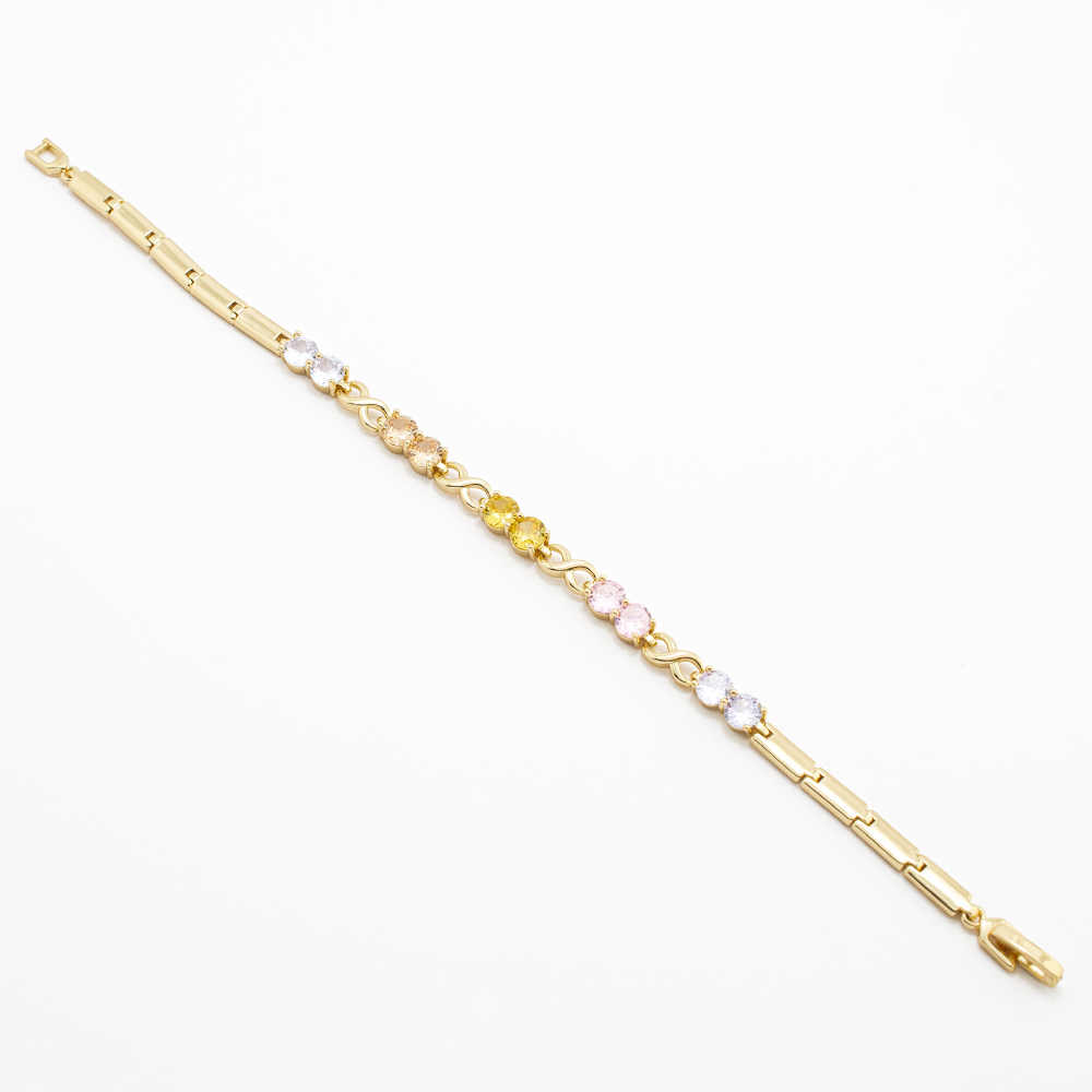 PULSERA CHAPA CRYSTIME
