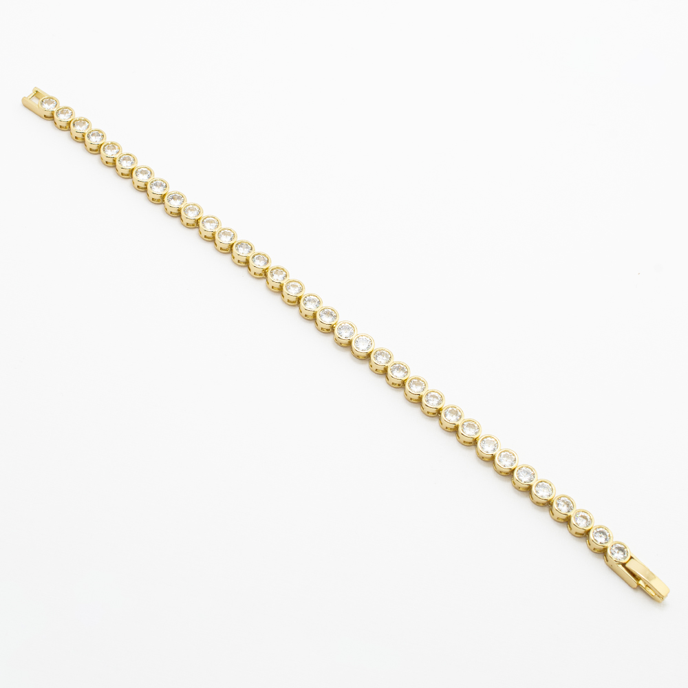 PULSERA CHAPA CRYSTIME