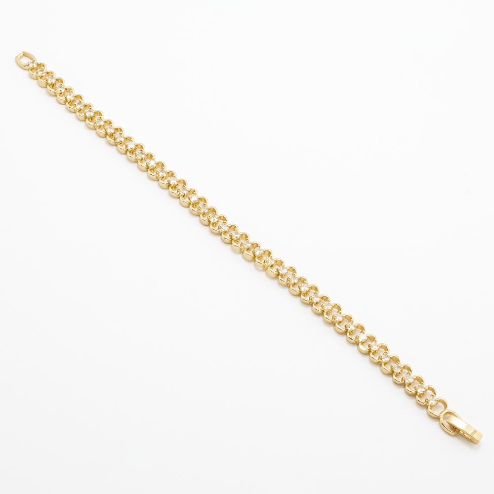 PULSERA CHAPA CRYSTIME