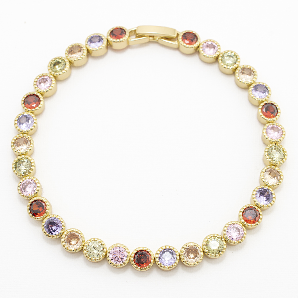 PULSERA CHAPA CRYSTIME
