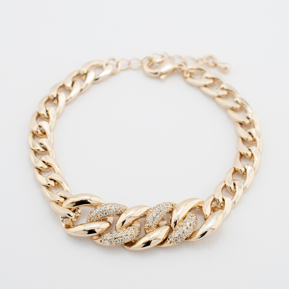 PULSERA CHAPA CRYSTIME