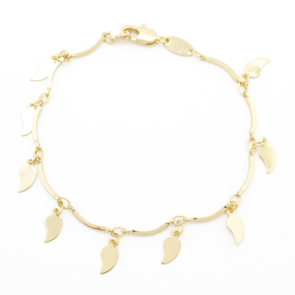 PULSERA CHAPA GOLDEN CASTING