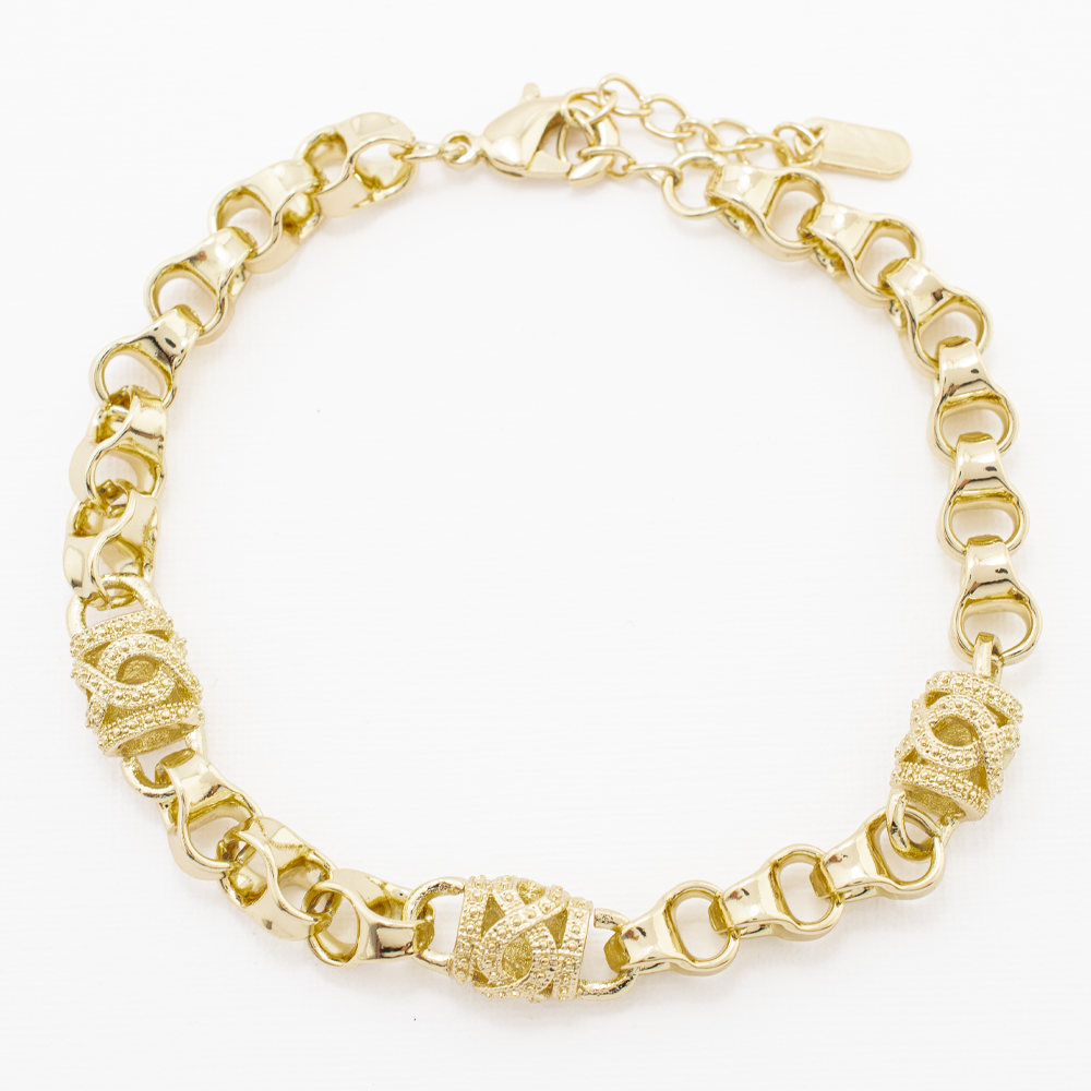 PULSERA CHAPA CRYSTIME