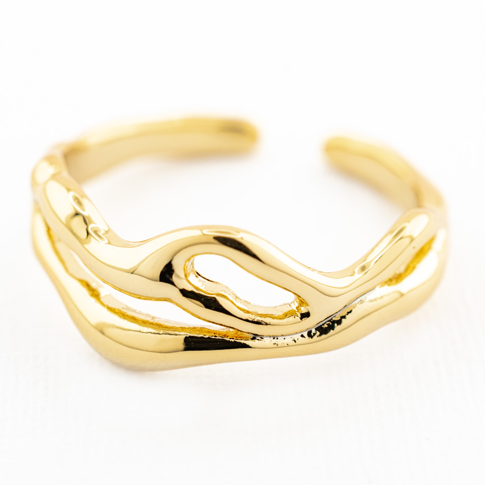 ANILLO  CHAPA GOLDEN CASTING