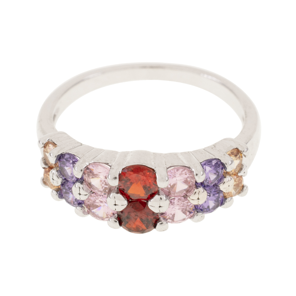 ANILLO  RODIO CRYSTIME