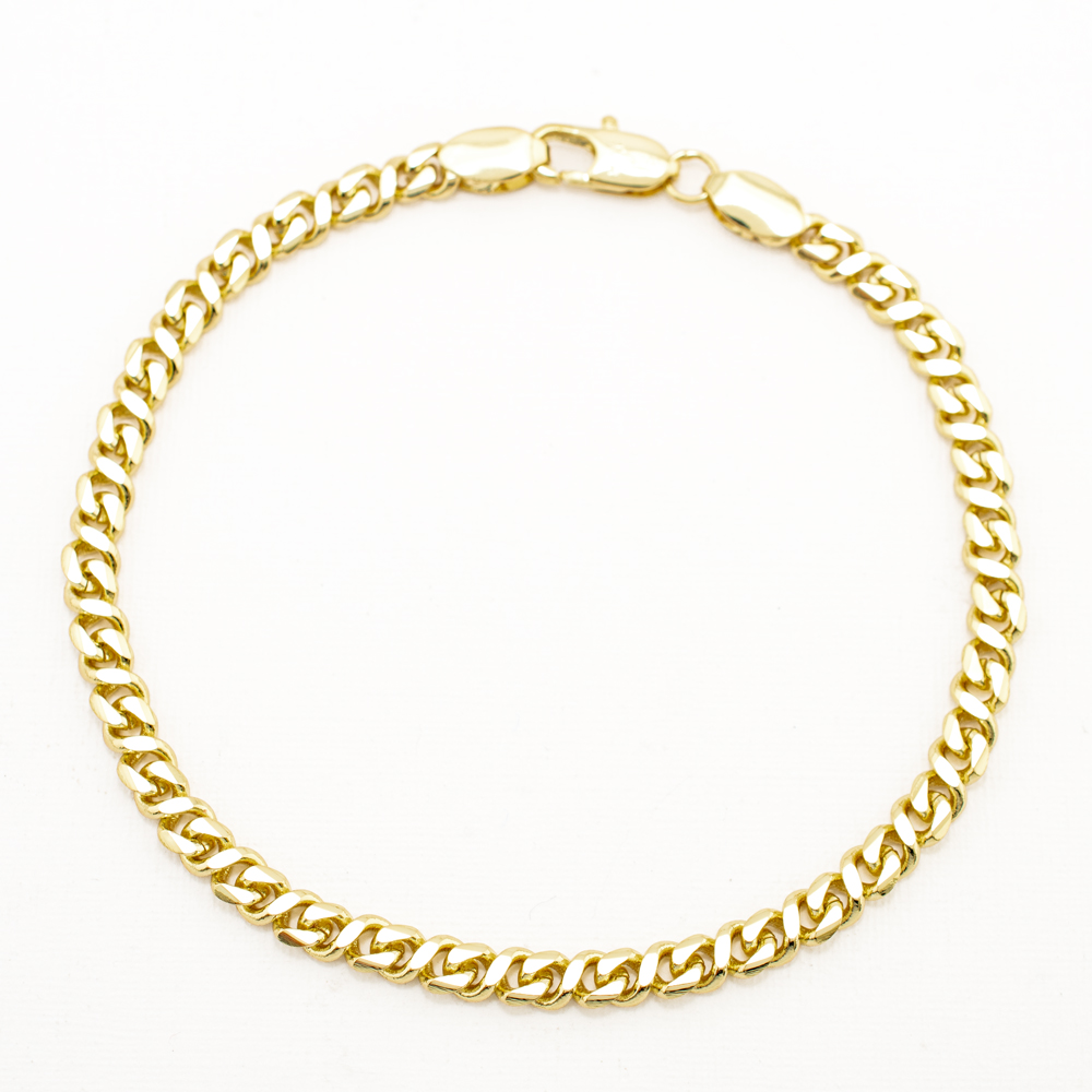 PULSERA CHAPA GOLDEN CASTING