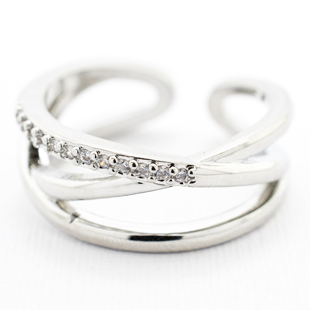 ANILLO  RODIO GOLDEN ROD