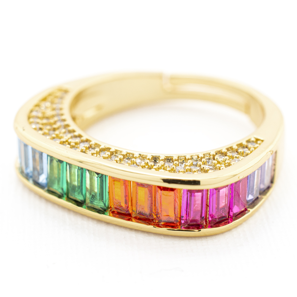 ANILLO  CHAPA GOLDEN RAINBOW