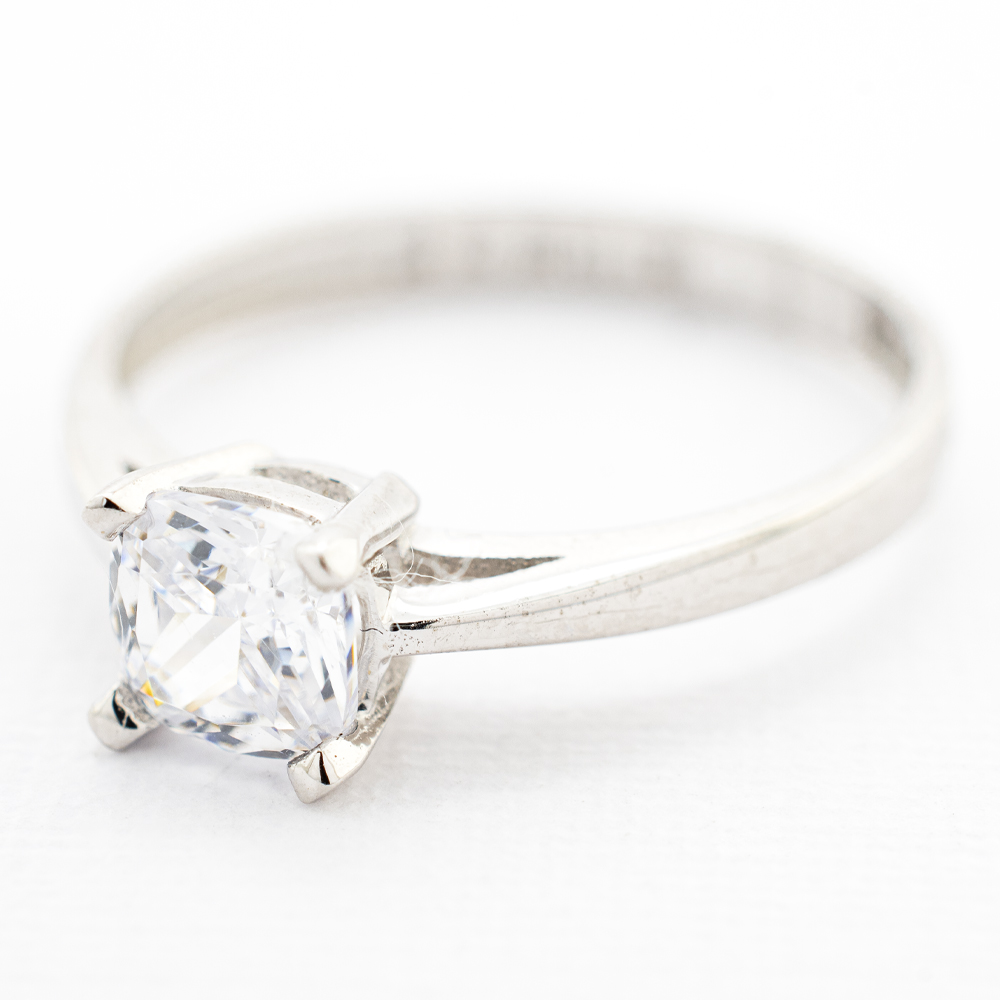 ANILLO ORO BLANCO 10 K GOLD
