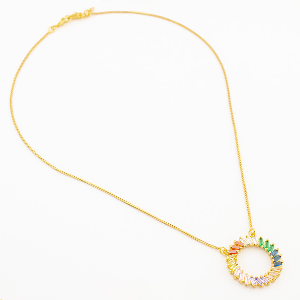 DIJE CHAPA GOLDEN RAINBOW