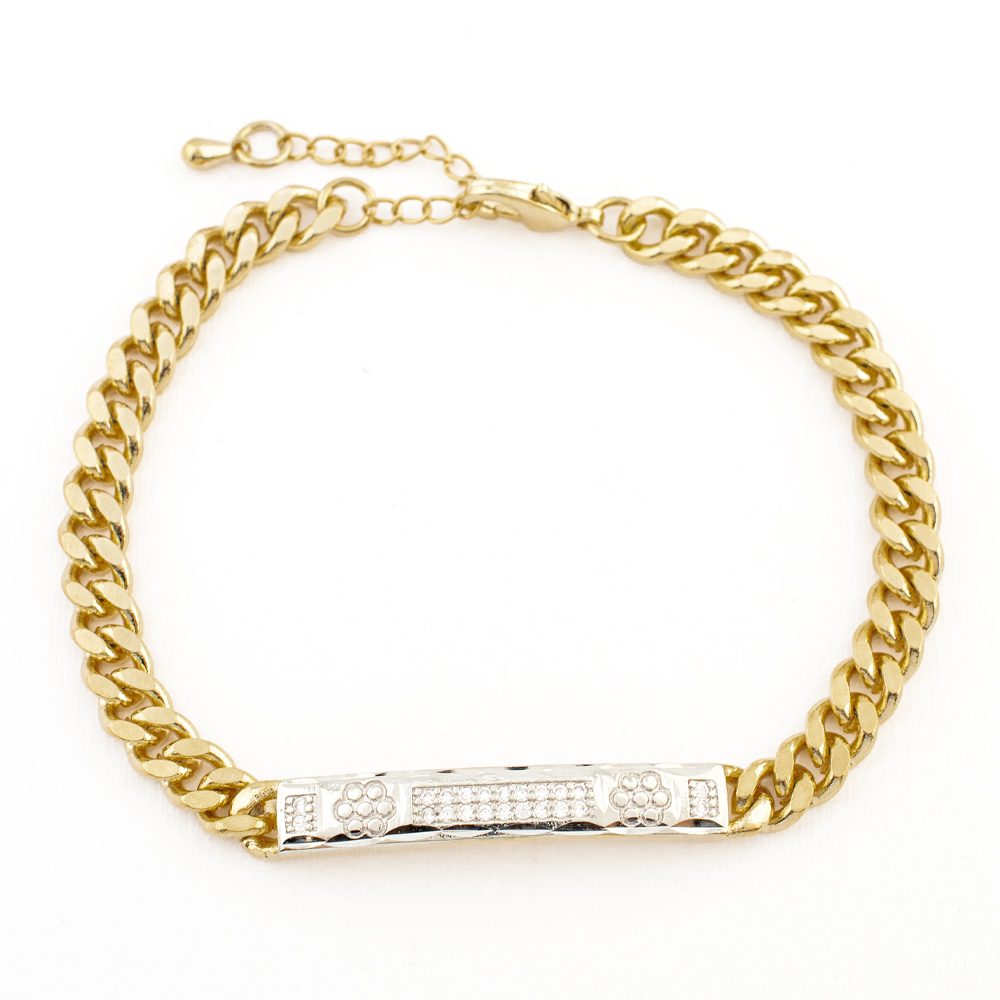 PULSERA BITONO CRYSTIME