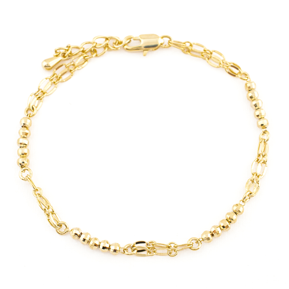 PULSERA CHAPA GOLDEN CASTING