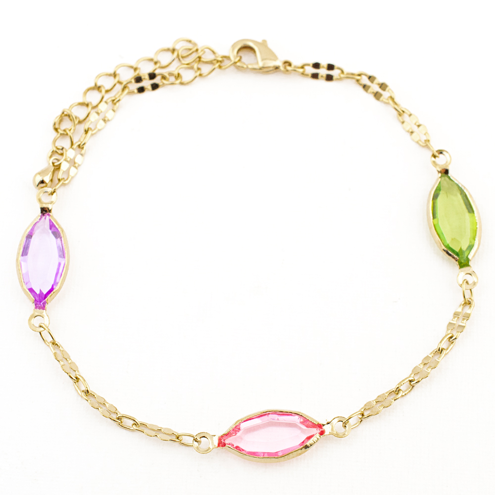 PULSERA CHAPA CRYSTIME