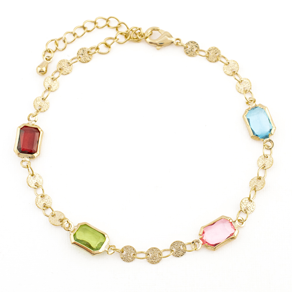 PULSERA CHAPA CRYSTIME