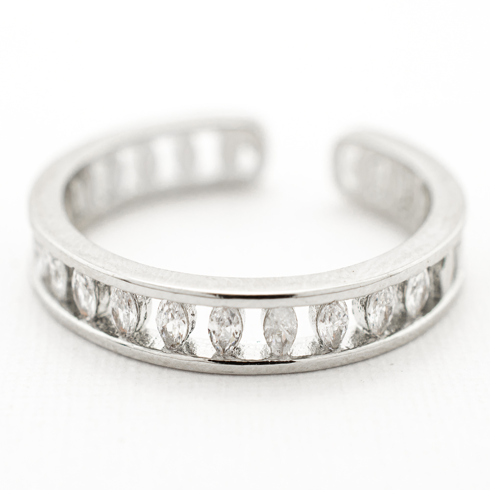 ANILLO  RODIO GOLDEN ROD