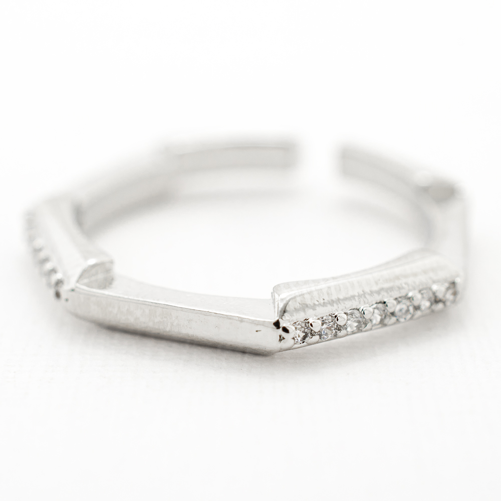 ANILLO  RODIO GOLDEN ROD