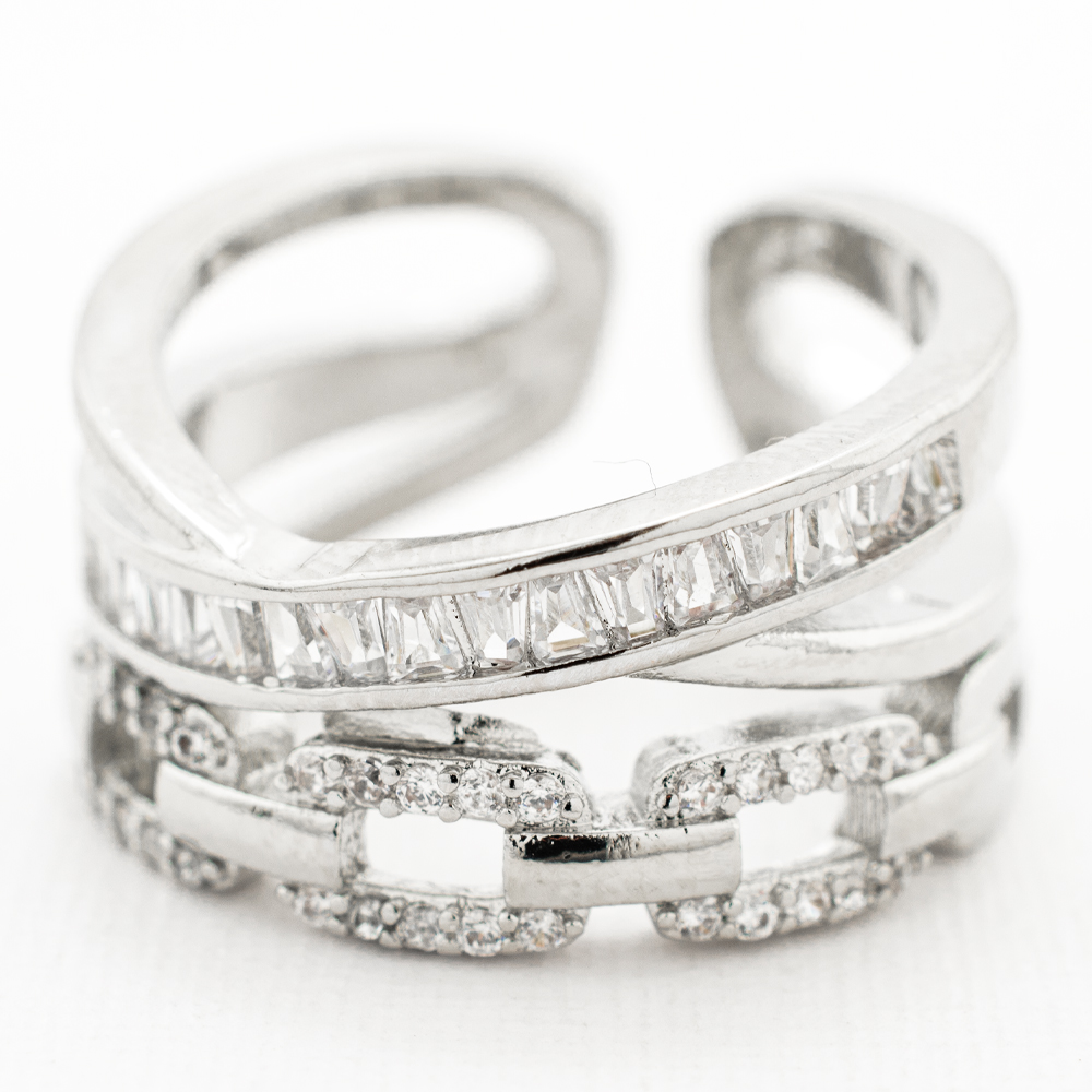 ANILLO  RODIO GOLDEN ROD