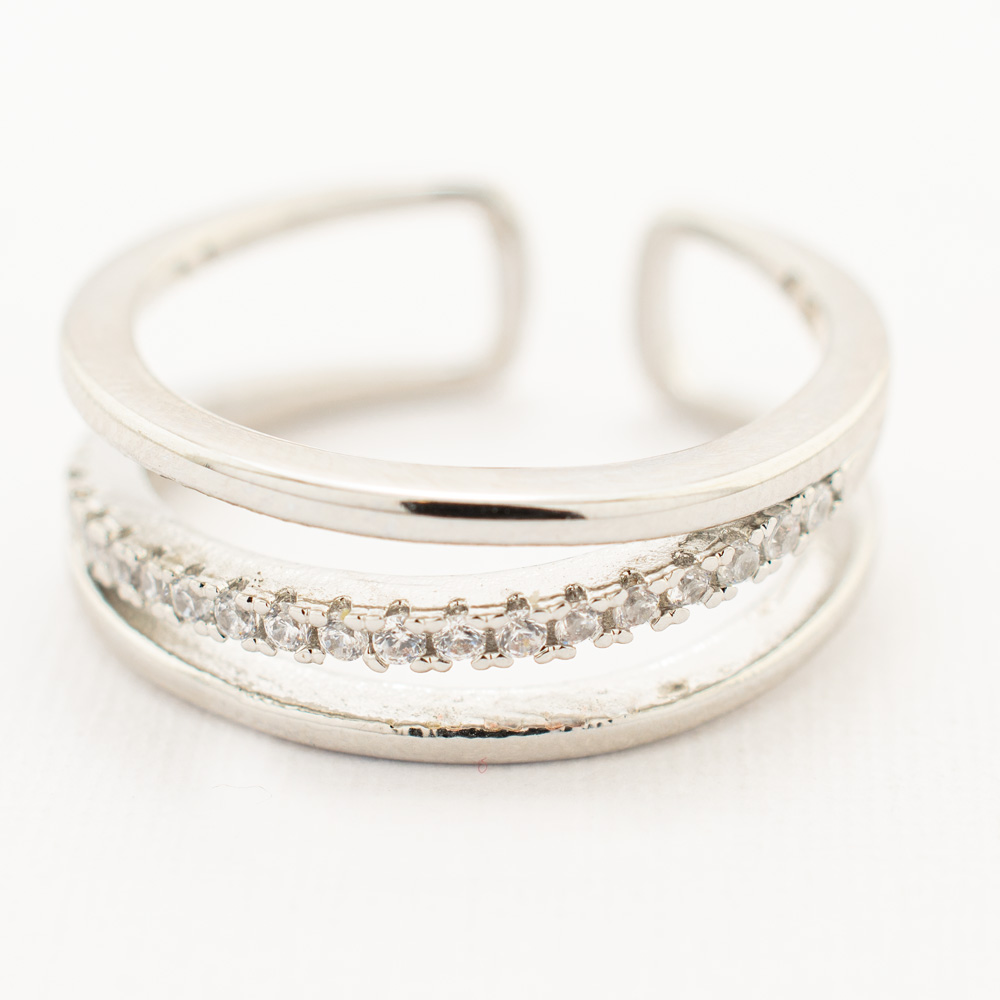 ANILLO  RODIO GOLDEN ROD