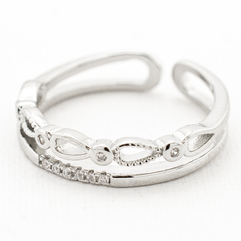ANILLO  RODIO GOLDEN ROD