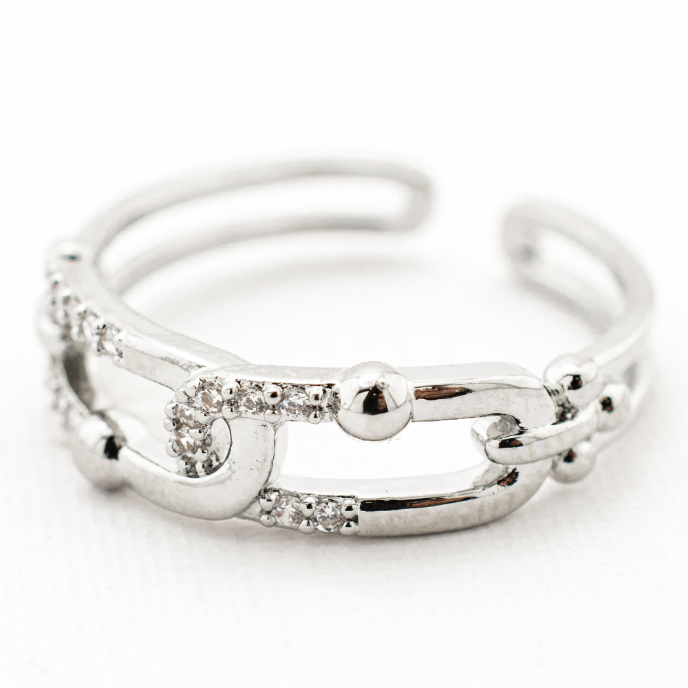 ANILLO  RODIO GOLDEN ROD