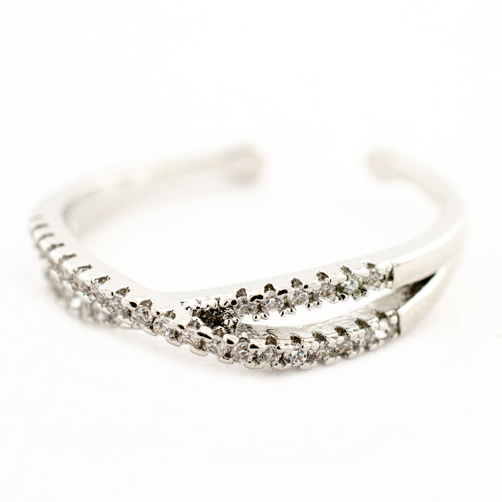 ANILLO  RODIO GOLDEN ROD