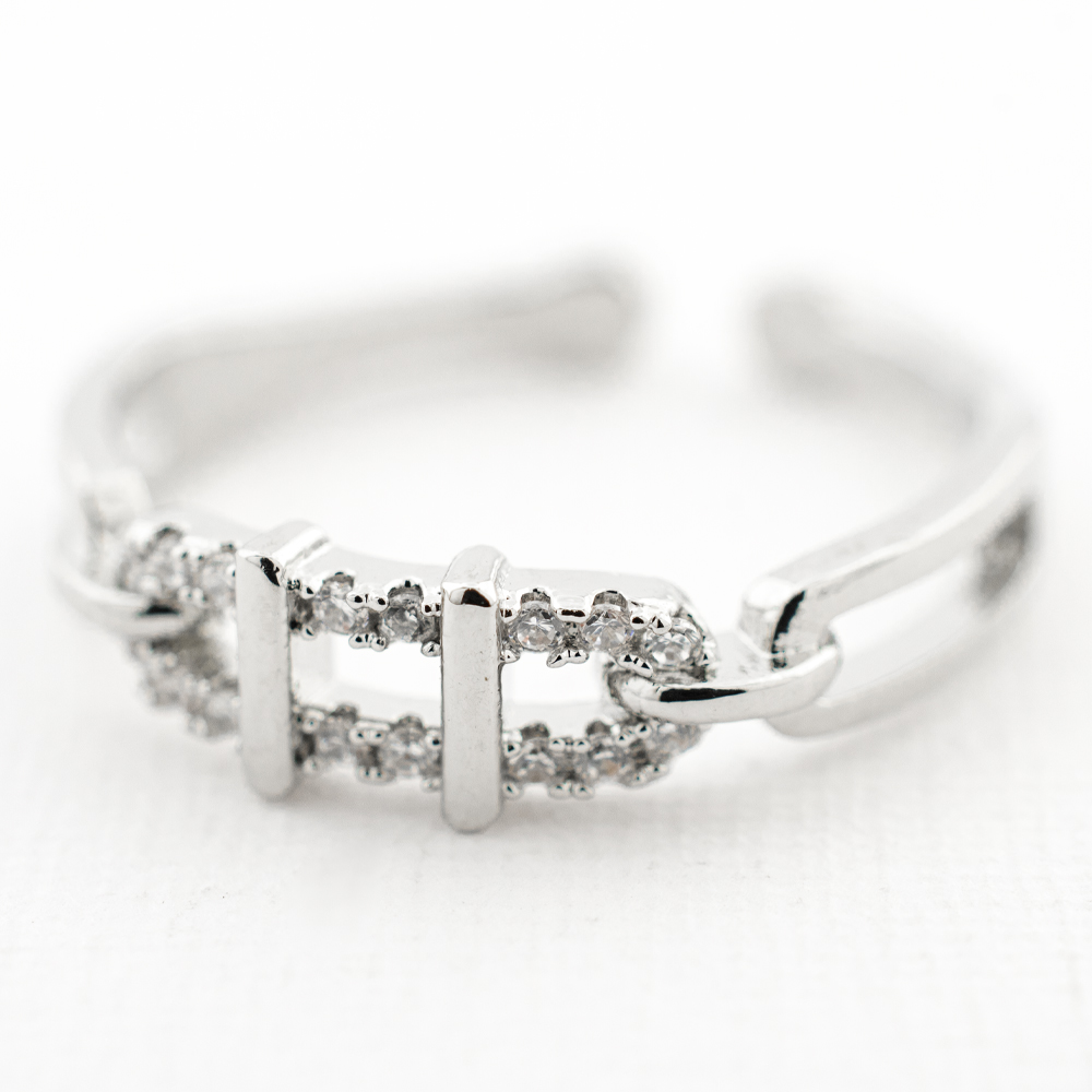 ANILLO  RODIO GOLDEN ROD